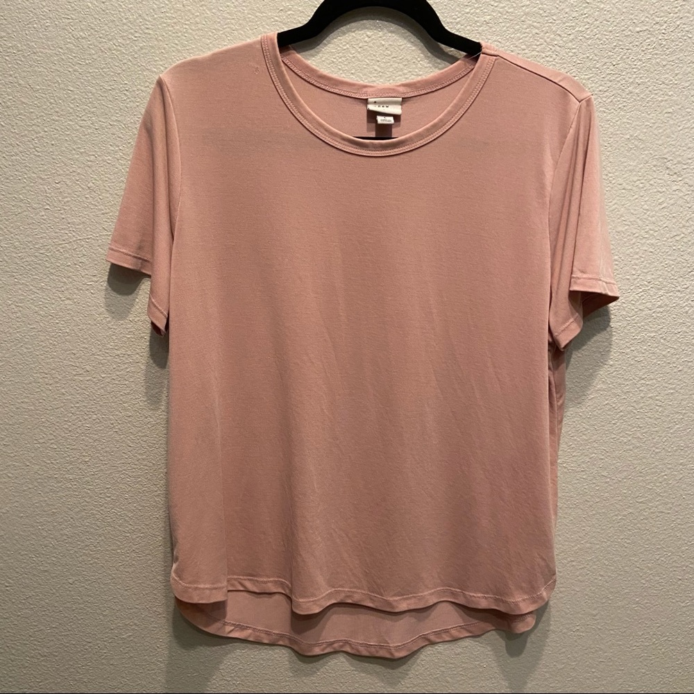Dusty Pink Modal T Shirt